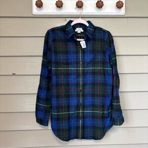 L.L. Bean Smith Scotch Plaid Button Down Shirt